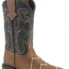 'Roper' Kids' Monterey Angles Western Square Toe - Brown / Black