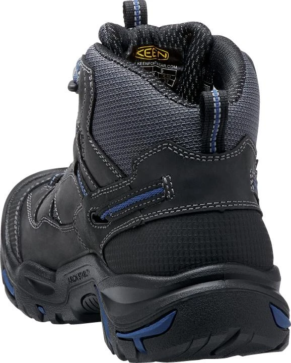'Keen Utility' Men's Braddock Mid EH WP Soft Toe - Black / Grey / Blue 4 'Keen Utility' Men's Braddock Mid EH WP Soft Toe - Black / Grey / Blue - Image 4