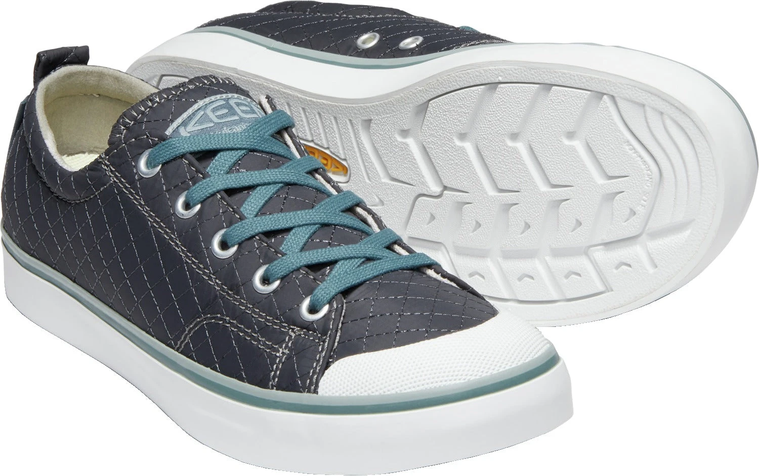 'Keen Outdoor' Women's Elsa II Quilted Sneaker - Stormy Weather Blue / Wrought Iron Grey 6 'Keen Outdoor' Women's Elsa II Quilted Sneaker - Stormy Weather Blue / Wrought Iron Grey - Image 6
