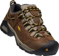 'Keen Utility' Women's Detroit XT Internal MetGuard EH WP Steel Toe - Cascade Brown / Goldenrod -Outdoor Clothing Shop 1021316 3Q large 1024x1024@2x