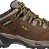 'Keen Utility' Women's Detroit XT Internal MetGuard EH WP Steel Toe - Cascade Brown / Goldenrod