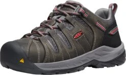 'Keen Utility' Women's Flint II EH Steel Toe - Magnet / Rose -Outdoor Clothing Shop 1023232 F3Q large 1024x1024@2x