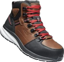 'Keen Utility' Men's Red Hook EH WP Comp Toe Hiker - Tobacco / Black -Outdoor Clothing Shop 1024576 3Q large 1024x1024@2x