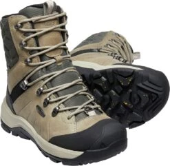 'Keen Outdoor' Women's Revel IV High Polar WP Boot - Vetiver / Peachy Keen -Outdoor Clothing Shop 1025455 PPS large 1024x1024@2x