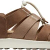 'Keen Outdoor' Women's Elle Mixed Strap Sandal - Toasted Coconut / Birch
