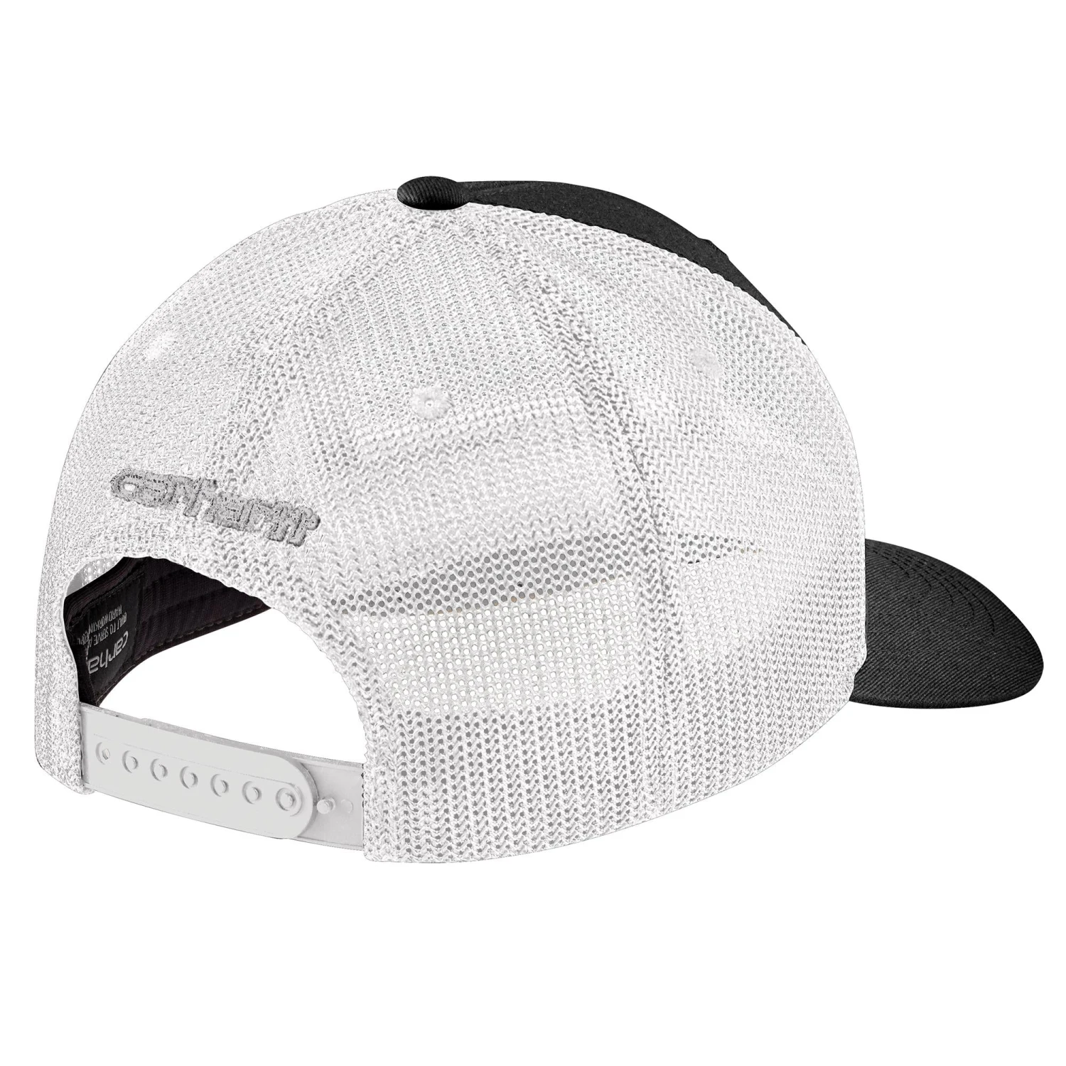 Carhartt Men's Rugged Flex Twill Mesh-Back Logo Patch Cap - Black 2 Carhartt Men's Rugged Flex Twill Mesh-Back Logo Patch Cap - Black - Image 2