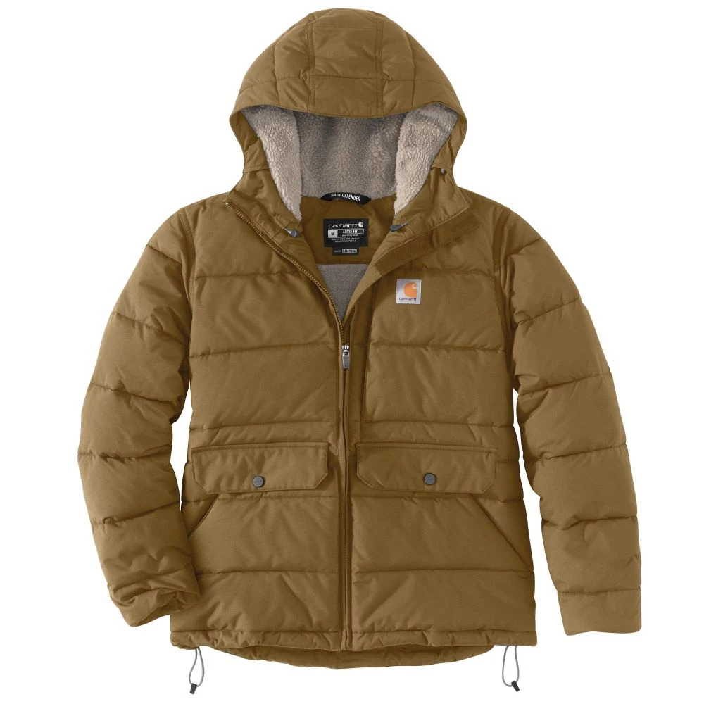 'Carhartt' Women's Montana Relaxed Fit Insulated Jacket - Oak Brown 2 'Carhartt' Women's Montana Relaxed Fit Insulated Jacket - Oak Brown - Image 2