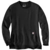 'Carhartt' Women's Force® Lightweight Sweatshirt - Black