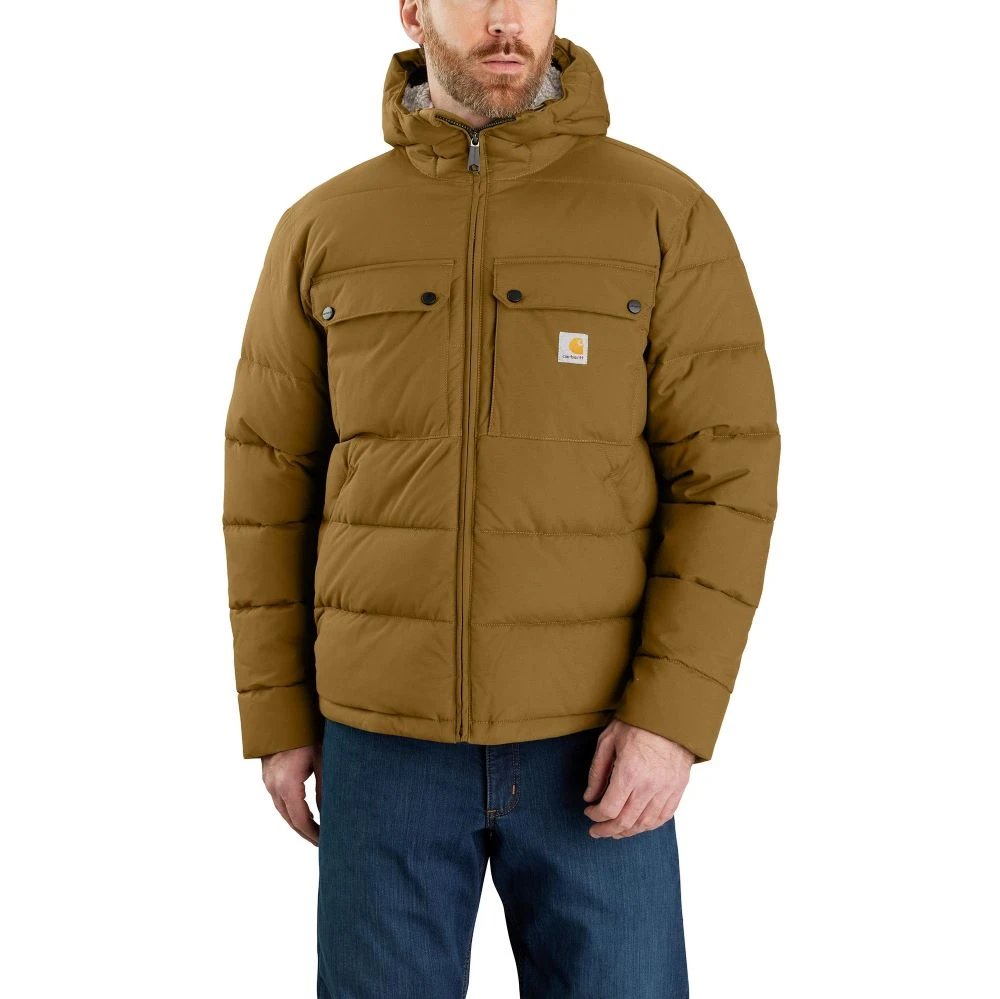 'Carhartt' Men's Montana Loose Fit Insulated Jacket-Level 4 Extreme Warmth Rating - Oak Brown 1 'Carhartt' Men's Montana Loose Fit Insulated Jacket-Level 4 Extreme Warmth Rating - Oak Brown