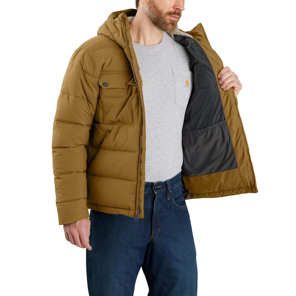 'Carhartt' Men's Montana Loose Fit Insulated Jacket-Level 4 Extreme Warmth Rating - Oak Brown 2 'Carhartt' Men's Montana Loose Fit Insulated Jacket-Level 4 Extreme Warmth Rating - Oak Brown - Image 2