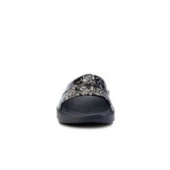 'OOFOS' Women's OOahh Slide Limited Edition - Black / Champagne Pop -Outdoor Clothing Shop 1103BKCHMPGNE shot3 1024x1024@2x