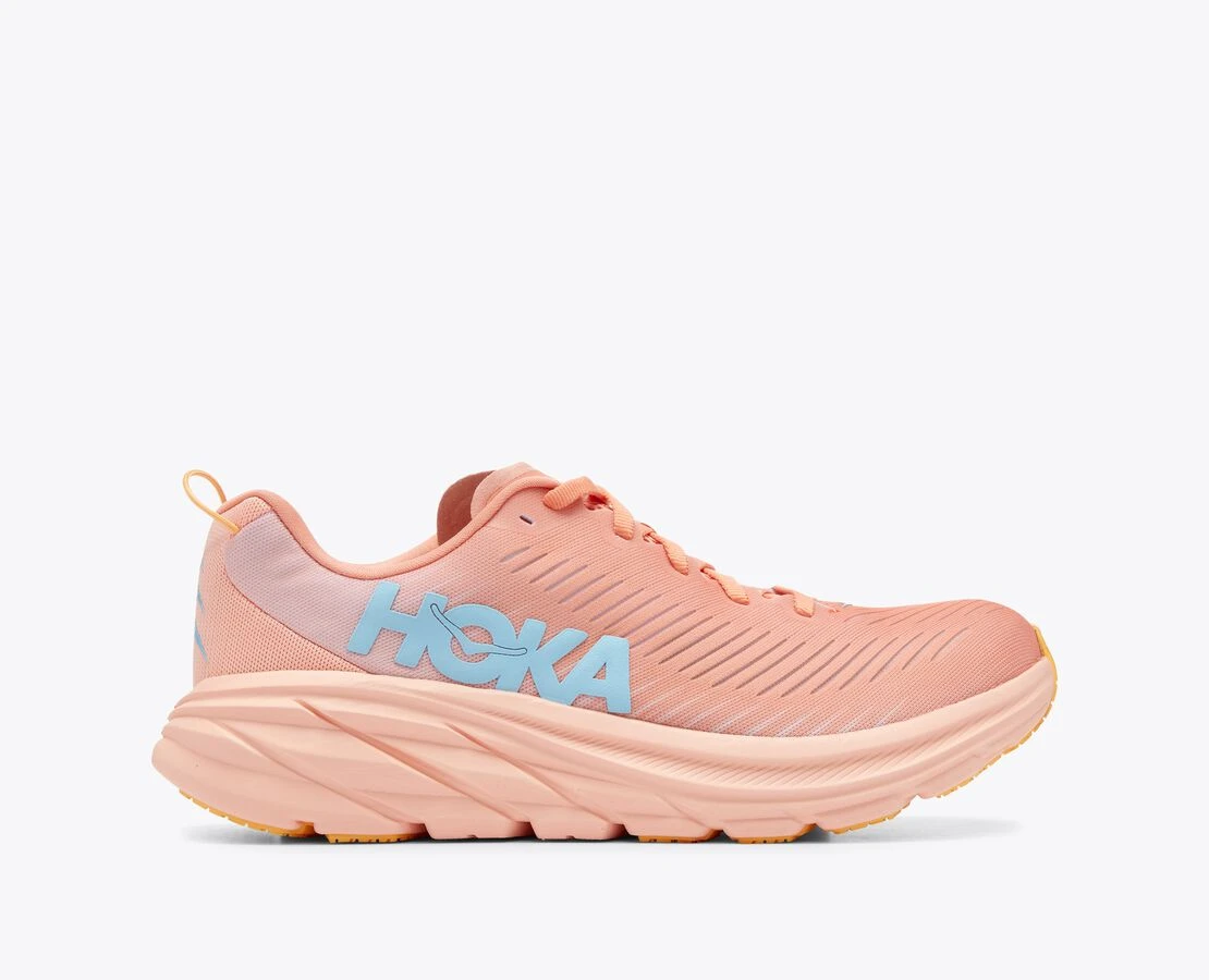 'HOKA' Women's Rincon 3 - Shell Coral / Peach Parfait 2 'HOKA' Women's Rincon 3 - Shell Coral / Peach Parfait - Image 2