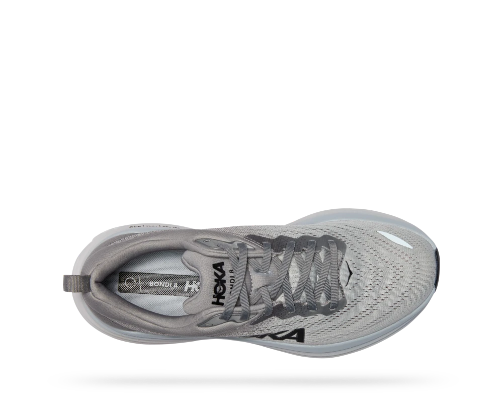 'HOKA' Men's Bondi 8 - Sharkskin / Harbor Mist (X-Wide) 2 'HOKA' Men's Bondi 8 - Sharkskin / Harbor Mist (X-Wide) - Image 2