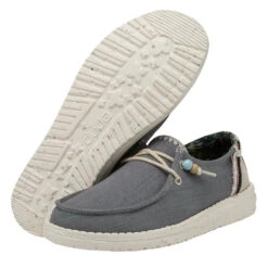 'Hey Dude' Women's Wendy Natural (Fringe) - Indigo -Outdoor Clothing Shop 122155700 WENDY NATURAL INDIGO LEFT 3 2048x2048 cc94c379 5e80 4695 8c76 43a7ec86ce51 1024x1024@2x