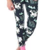'Lazy One' Women's Yeti For Bed Leggings - Navy
