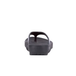 'OOFOS' Women's OOlala Thong - Black Patent -Outdoor Clothing Shop 1400BLK 5 1024x1024@2x