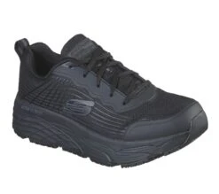 'Skechers' Men's Max Cushioning Elite SR Soft Toe - Black -Outdoor Clothing Shop 200021 BLK 1024x1024@2x