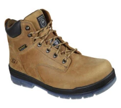 'Skechers' Men's 6" Argum Alkova EH WP Steel Toe - Brown / Tan -Outdoor Clothing Shop 200041 BRTN 1024x1024@2x