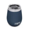 'Yeti' 10 Oz. Rambler Wine Tumbler W/Magslider Lid - Navy