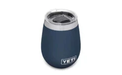 'Yeti' 10 Oz. Rambler Wine Tumbler W/Magslider Lid - Navy