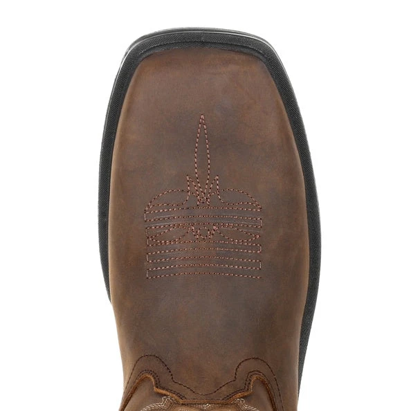 'Rocky' Men's 11" Worksmart SR WP Western - Brown 2 'Rocky' Men's 11" Worksmart SR WP Western - Brown - Image 2