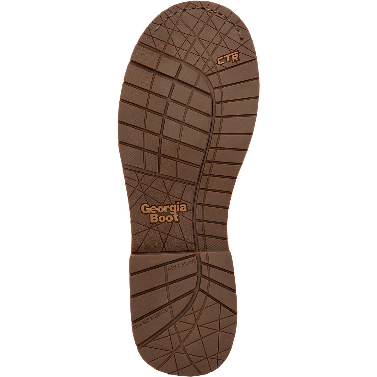 'Georgia Boot' Men's 6" Amp LT Edge EH WP Alloy Toe - Brown 3 'Georgia Boot' Men's 6" Amp LT Edge EH WP Alloy Toe - Brown - Image 3