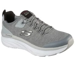 'Skechers' Men's D'Lux Walker-Pensive - Gray / Black (Extra Wide) -Outdoor Clothing Shop 23441 main 5 1024x1024@2x