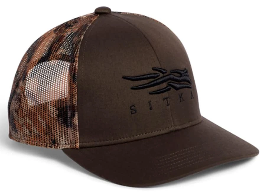 'Sitka' Men's Icon Mid Profile Trucker Cap - Earth / Waterfowl Marsh 1 'Sitka' Men's Icon Mid Profile Trucker Cap - Earth / Waterfowl Marsh