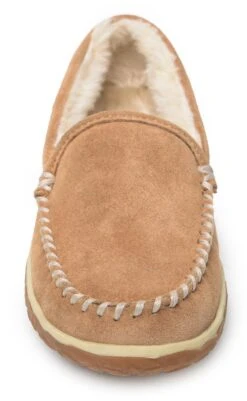 'Minnetonka' Women's Tempe Pile Lined Moc Slipper - Cinnamon -Outdoor Clothing Shop 40121 01 1024x1024@2x