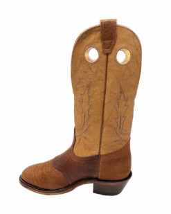 'Boulet' Men's 13" Buckaroo Western Round Toe - Cognac / Butterscotch -Outdoor Clothing Shop 41635 1 1024x1024@2x