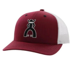 'Hooey' "Punchy" Hat - Maroon / White