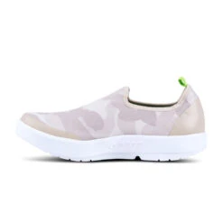 'OOFOS' Women's OOmg EeZee Low Shoe - White / Tan Camo -Outdoor Clothing Shop 5072WHTTANCMO shot4 1024x1024@2x