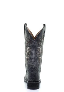 'Corral' Women's 12" Embroidered Western - Black / Sand -Outdoor Clothing Shop 5356 2 1024x1024@2x