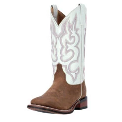 'Laredo' Women's 11" Mesquite Western Square Toe - Taupe / White -Outdoor Clothing Shop 5621 1 1500x.progressive 1024x1024 9f9c2038 e09f 4a27 9427 14ca68784364 1024x1024@2x