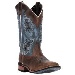 'Laredo' Women's 11" Isla Western Square Toe - Tan / Blue Denim -Outdoor Clothing Shop 5666 1 1500x.progressive b85d1ae6 e2cf 4ef8 80a0 d085202e9b1c 1024x1024@2x