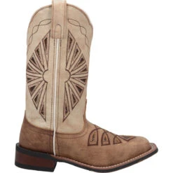 'Laredo' Women's 11" Kite Days Western Square Toe - Tan / Brown