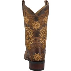 'Laredo' Women's 11" Secret Garden Western Square Toe - Brown -Outdoor Clothing Shop 5822 4 1024x1024@2x
