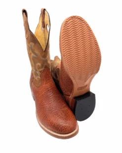 'Boulet' Men's 12" Western Round Toe - Utta Whisky / Grizzly Tan -Outdoor Clothing Shop 63275 1024x1024@2x