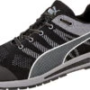 'Puma' Men's Elevate Knit ESD Comp Toe - Black / Gray / White