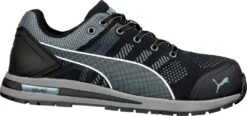 'Puma' Men's Elevate Knit ESD Comp Toe - Black / Gray / White -Outdoor Clothing Shop 643165 ELEVATE KNIT BLACK LOW 202 single 02 1024x1024@2x