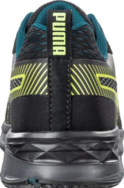 'Puma' Women's Fuse Knit Motion Protect EH Low Comp Toe - Black / Green -Outdoor Clothing Shop 643935 FUSE KNIT BLACK WNS LOW back 1024x1024@2x