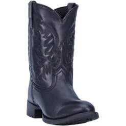 'Laredo' Men's 10" Crawford Western Round Toe - Black -Outdoor Clothing Shop 67900 1 1024x1024@2x