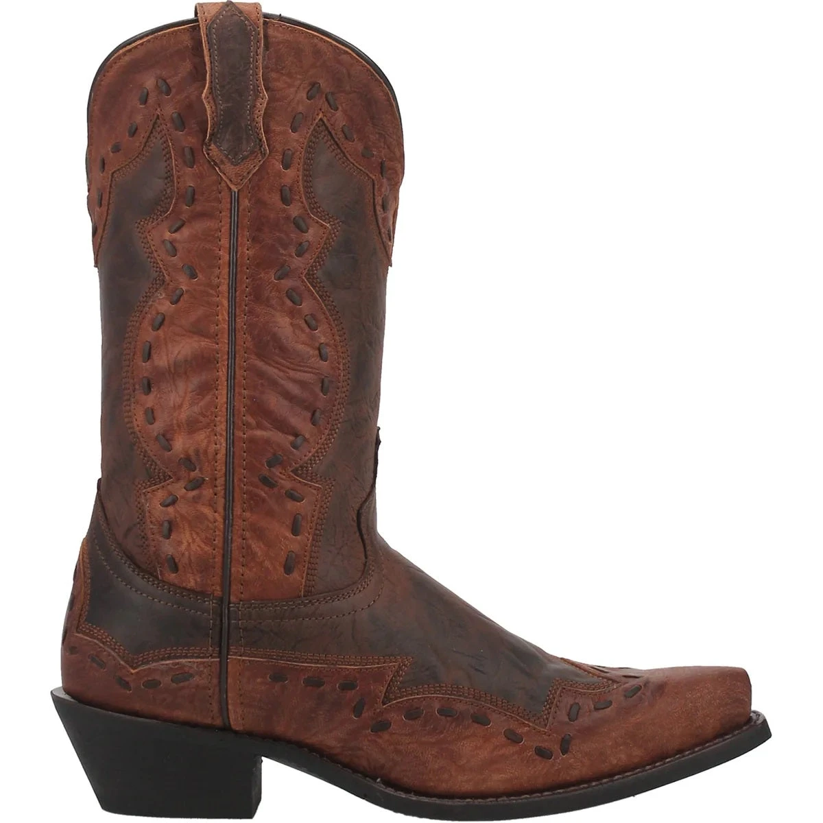 'Laredo' Men's 12" Ronnie Western Fashion Snip Toe - Rust 1 'Laredo' Men's 12" Ronnie Western Fashion Snip Toe - Rust