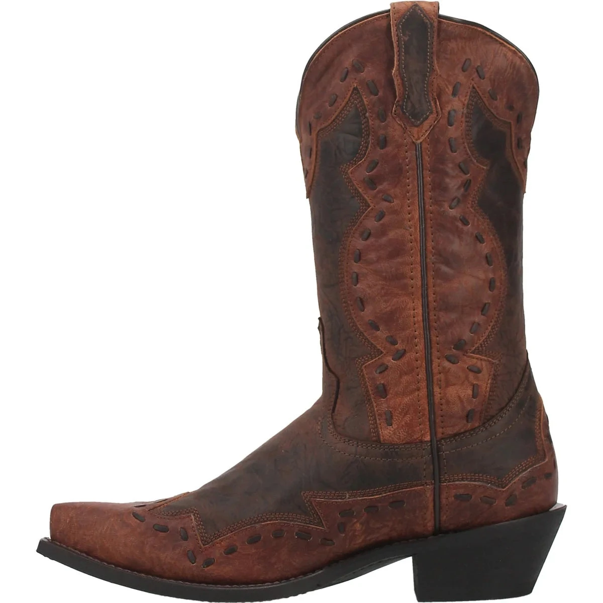 'Laredo' Men's 12" Ronnie Western Fashion Snip Toe - Rust 6 'Laredo' Men's 12" Ronnie Western Fashion Snip Toe - Rust - Image 6