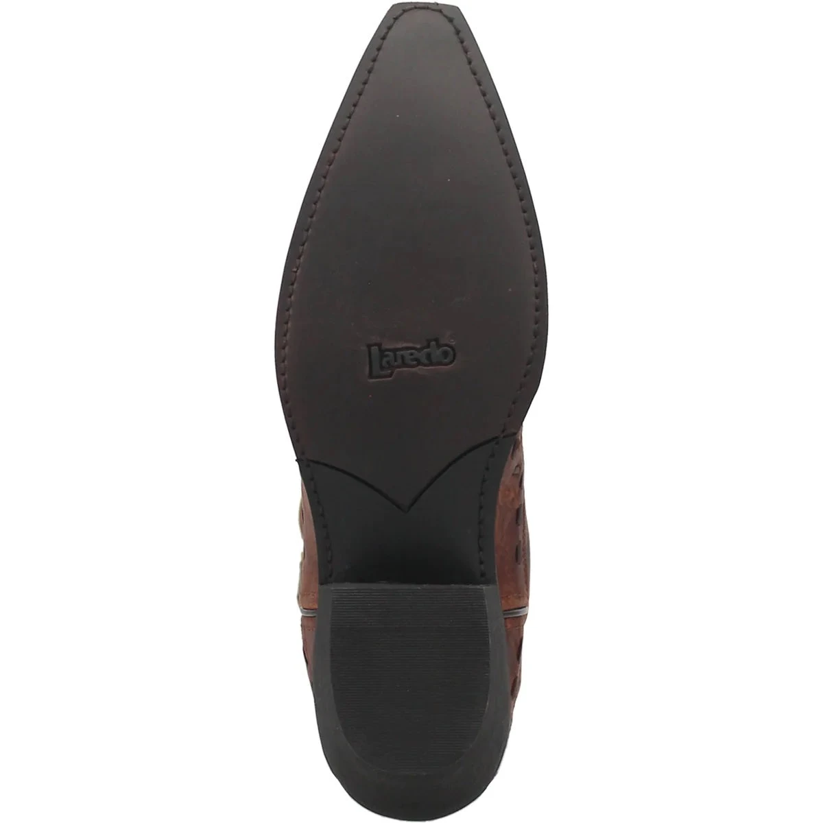 'Laredo' Men's 12" Ronnie Western Fashion Snip Toe - Rust 3 'Laredo' Men's 12" Ronnie Western Fashion Snip Toe - Rust - Image 3