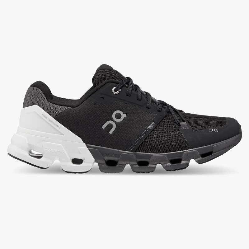 'On Running' Men's Cloudflyer 4 - Black / White 1 'On Running' Men's Cloudflyer 4 - Black / White