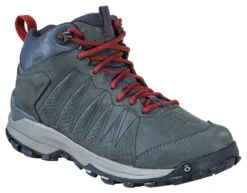 Oboz Footwear 'Oboz' Women's Sypes WP Mid Hiker - Slate -Outdoor Clothing Shop 77102 Womens Sypes Mid Leather B DRY Slate 34 48917 1024x1024@2x