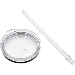 'YETI' 30 Oz. Rambler Tumbler Straw Lid - Clear