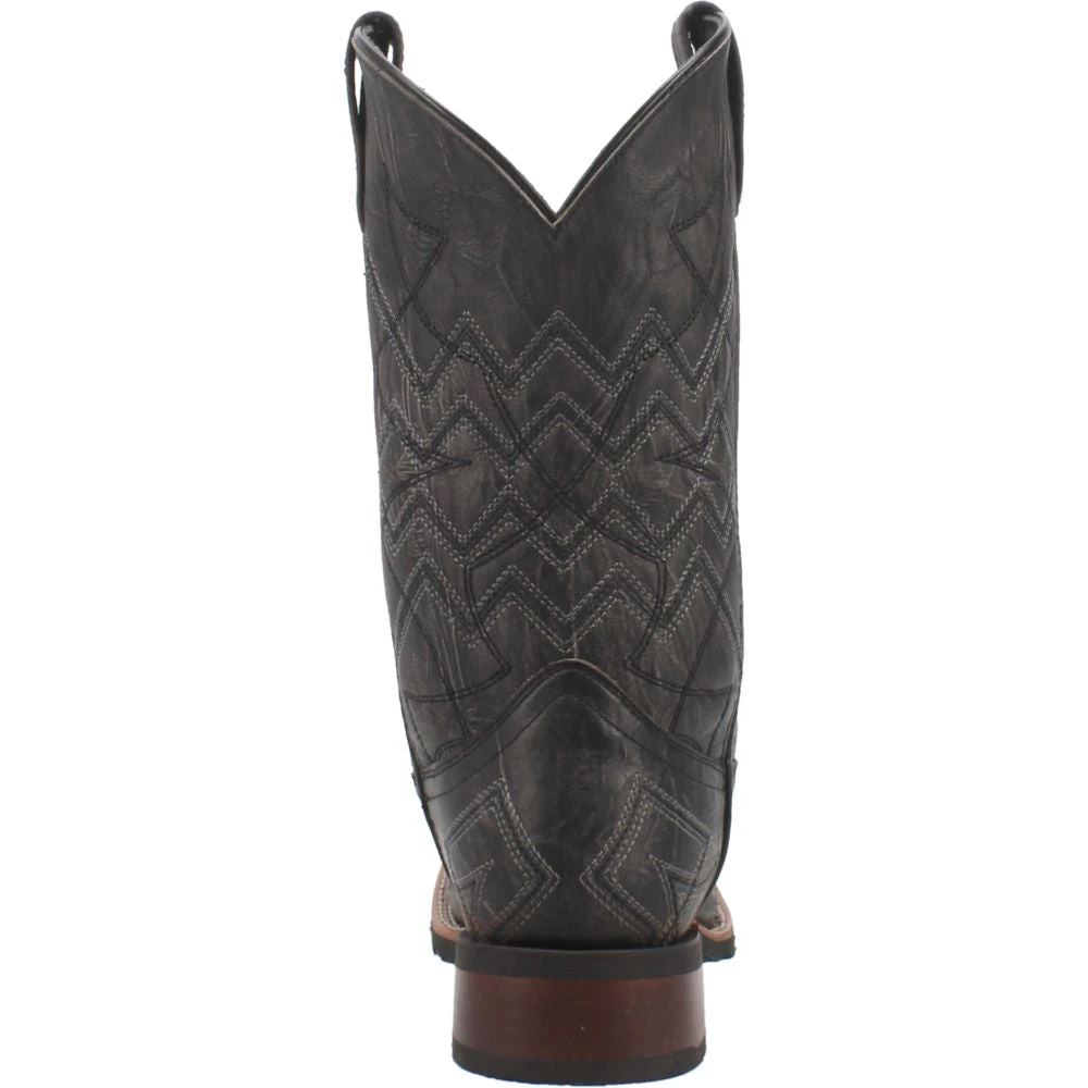 'Laredo' Men's 12" Axel Western Square Toe - Charcoal Black 5 'Laredo' Men's 12" Axel Western Square Toe - Charcoal Black - Image 5