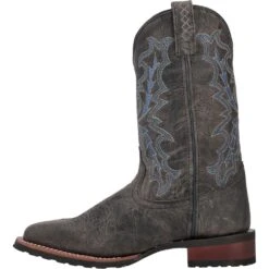 'Laredo' Men's 11" Winfield Western Square Toe - Grey -Outdoor Clothing Shop 7949 3 1024x1024@2x